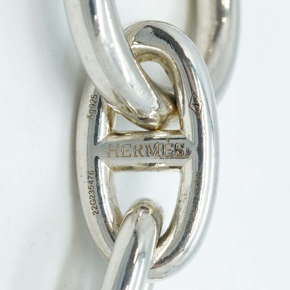 Hermes Hermès Chaine d'Ancre Necklace, GM, 29 Links, Silver 925, Men's/Women's - Picture 5 of 8